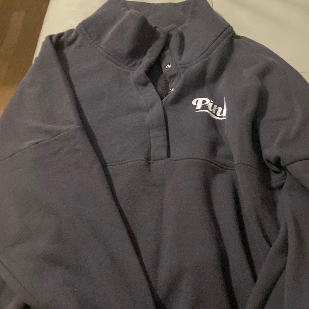 Pink sweatshirt long sleeves color gray